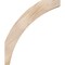Ekena Millwork 5 1/2"W x 24"D x 28"H Thorton Smooth Knee Brace, Douglas Fir BRC06X24X28THR00SDF - alternate 3